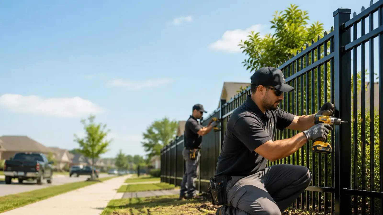 Metal Fence Installation in Austin, CO